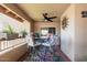 Comfortable covered patio with views and stylish furniture at 9745 N 95Th St # 227, Scottsdale, AZ 85258