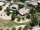 Overhead shot of a home, pool and yard surrounded by greenery at 1092 N Roosevelt Ave, Chandler, AZ 85226