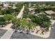 Beautiful neighborhood aerial view features mature trees, lush landscaping, and well-maintained homes at 1092 N Roosevelt Ave, Chandler, AZ 85226