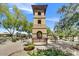 Attractive community tower with bench seating in a tranquil neighborhood park setting at 1092 N Roosevelt Ave, Chandler, AZ 85226