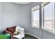 Relaxing sitting area featuring a comfortable chair and scenic views at 14250 W Wigwam Blvd # 2722, Litchfield Park, AZ 85340