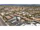 Aerial view of a residential community with well-maintained landscaping, pools, and convenient parking at 14815 N Fountain Hills Blvd # 101, Fountain Hills, AZ 85268