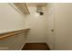Spacious walk-in closet with shelving for optimal storage and organization at 16021 N 30Th St # 122, Phoenix, AZ 85032