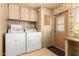 The laundry room features a washer and dryer and additional cabinet space at 16215 N 35Th Way, Phoenix, AZ 85032
