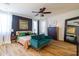 Well-lit bedroom featuring stylish furnishings and ample natural light at 20639 W Grandview Dr, Buckeye, AZ 85396