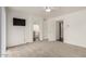 Bedroom with neutral walls, carpet, and attached bathroom at 2134 W Peninsula Cir, Chandler, AZ 85248
