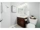 Elegant bathroom with modern fixtures, stylish vanity, and neutral color palette at 2402 E 5Th St # 1498, Tempe, AZ 85288