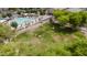 Overhead view of landscaped community green space, combining natural beauty with residential amenities at 2402 E 5Th St # 1498, Tempe, AZ 85288