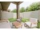 Private patio with comfortable seating, perfect for outdoor relaxation and entertainment at 2402 E 5Th St # 1498, Tempe, AZ 85288
