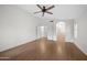 A spacious bedroom offers plenty of natural light and sleek flooring at 2434 S Colleen Sw --, Mesa, AZ 85210