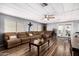 Comfortable living room with access to the dining area and outdoor space at 2650 W Union Hills Dr # 164, Phoenix, AZ 85027