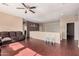 Spacious upstairs living area featuring hardwood floors, neutral walls, and -friendly decor at 3680 S Tower Ave, Chandler, AZ 85286