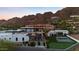 Aerial view of the property showcasing a pool, basketball court, and putting green at 4763 N 53Rd St, Phoenix, AZ 85018