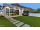 Backyard with a modern fitness center, sauna, and mountain views at 4763 N 53Rd St, Phoenix, AZ 85018