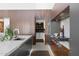 Modern kitchen with stainless steel appliances, wood accents, and a sleek design at 4763 N 53Rd St, Phoenix, AZ 85018