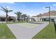 Multi-use sports court, ideal for games, set against the backdrop of a modern home and scenic mountain views at 4763 N 53Rd St, Phoenix, AZ 85018