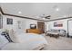 Expansive main bedroom with neutral tones, ceiling fan, and large windows at 5307 N 32Nd Pl, Phoenix, AZ 85018