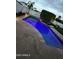Inviting pool with a lush, private backyard, perfect for relaxing and entertaining at 605 W Sandra Ter, Phoenix, AZ 85023