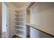 Well-designed walk-in closet with shelves and hanging storage at 619 N Norfolk --, Mesa, AZ 85205