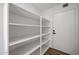 Spacious pantry with ample shelving and convenient access to a door at 619 N Norfolk --, Mesa, AZ 85205