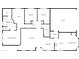 Detailed floor plan showcases the layout of the home, including bedrooms, bathrooms, and living areas at 1399 E Santa Fiore St, San Tan Valley, AZ 85140