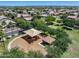 Community playground area features shade structure and nearby ramada, with neighborhood homes visible beyond the park at 14878 W Windrose Dr, Surprise, AZ 85379