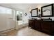 This primary bath boasts a soaking tub, shower, and vanity at 1625 W Gunstock Loop, Chandler, AZ 85286