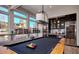 Recreation room with a pool table, beverage station, and views of the community at 19777 N 76Th St # 3220, Scottsdale, AZ 85255