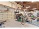 This garage offers ample storage space, an automatic garage door, and overhead lighting at 2131 E Rose Garden Ln, Phoenix, AZ 85024