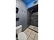 Modern bathroom featuring a tiled shower with black accents and updated fixtures at 2320 W El Alba Way, Chandler, AZ 85224