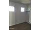 Walk-in closet features two windows, carpeted floors, white walls, and a shelf with rod at 26022 N Sandstone Way, Surprise, AZ 85387