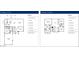 Detailed first and second floor plans showcasing the layout with 4 bedrooms and 3.5 bathrooms at 315 W Flax Dr, San Tan Valley, AZ 85140