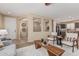 Spacious living room with modern furniture, stylish decor, and an open floor plan at 3349 E Merlot St, Gilbert, AZ 85298
