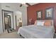 Cozy main bedroom suite featuring ensuite bath and walk-in closet at 3510 E Hampton Ave # 74, Mesa, AZ 85204