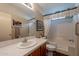 Bathroom featuring a single sink and shower over tub at 3738 E Hash Knife Draw Rd, Queen Creek, AZ 85140