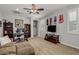 Versatile bonus room offers a dedicated workspace, media setup, and ample space for recreation at 6235 S Odessa Dr, Gilbert, AZ 85298
