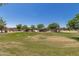 Community park with green grass, walking paths, shade trees, and playground structures for Gathering fun at 6235 S Odessa Dr, Gilbert, AZ 85298