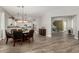 Open-concept dining area adjacent to the kitchen, perfect for Gathering meals and entertaining at 6235 S Odessa Dr, Gilbert, AZ 85298