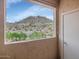 Picturesque mountain view from a private balcony at 9820 N Central Ave # 303, Phoenix, AZ 85020