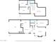 Detailed floor plan of both levels showcasing bedrooms, bathroom, kitchen, and garage layout at 1811 S 39Th St # 30, Mesa, AZ 85206
