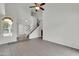Bright and airy room featuring tile flooring, staircase and large windows to let the natural light in at 1811 S 39Th St # 30, Mesa, AZ 85206
