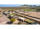 Aerial view of an estate featuring a pool, putting green, and basketball court at 2731 W Desert Ranch Rd, Phoenix, AZ 85086