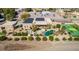 Desert estate features a luxurious pool, patio, desert landscaping, privacy walls, and solar panels at 2731 W Desert Ranch Rd, Phoenix, AZ 85086