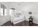 bedroom featuring a bunk bed with trundle, a side table, and neutral paint at 2731 W Desert Ranch Rd, Phoenix, AZ 85086