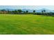 Open community green space with mountain views in the background at 5019 W Walatowa St, Laveen, AZ 85339
