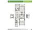 Detailed floorplan showcasing a 3-bedroom, 2-bath layout with a flex room and 2-car garage at 5019 W Walatowa St, Laveen, AZ 85339