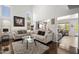 Cozy living room with a modern decor, comfortable seating, and an open layout for social gatherings at 5133 E Juana Ct, Cave Creek, AZ 85331