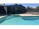 Inviting pool, perfect for relaxation, with a patio and a charming backyard at 8520 E Mackenzie Dr, Scottsdale, AZ 85251
