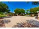 Outdoor basketball court ready for play amidst the green space at 870 E Megan St, Gilbert, AZ 85295