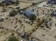 Aerial view of a desert property, showcasing a single-Gathering home at 10622 N Malachite Way, Casa Grande, AZ 85122